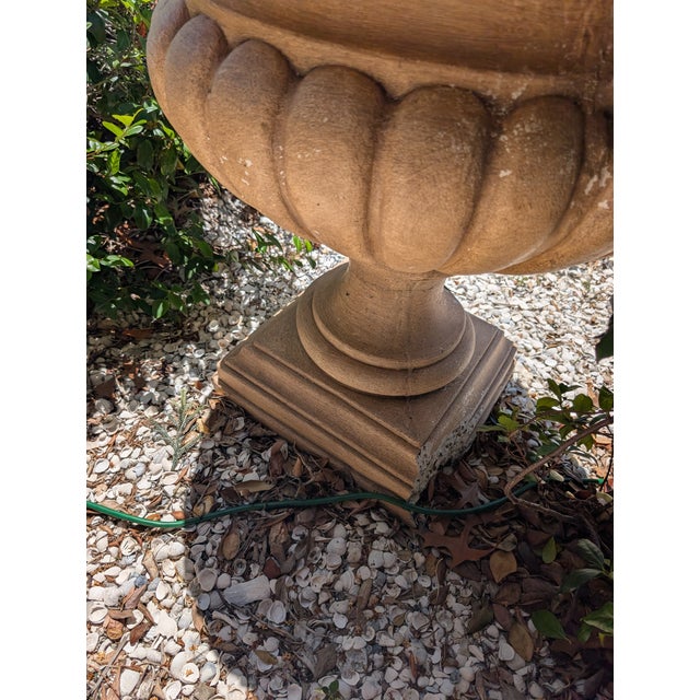 1960s 1960s Large Concrete Garden Urn/Planter For Sale - Image 5 of 6