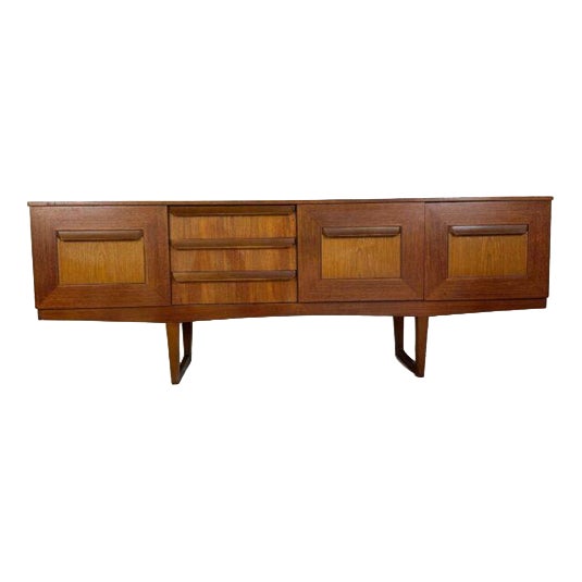Vintage English Teak Sideboard, 1960 For Sale