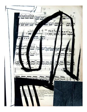 Untitled 5 - Original Mixed Media by T. Cascella - 2009 2009