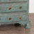 Blue Painted Small Oak Chest of Three Drawers Nightstand, Denmark Circa 1820-40 For Sale - Image 11 of 12
