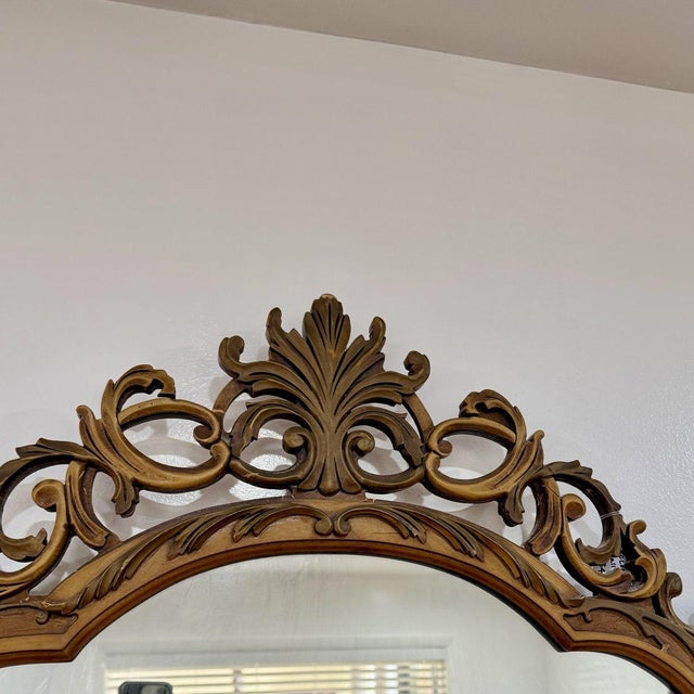 Vintage Louis XV–Style Rococo Revival Mirror For Sale In Salt Lake City - Image 6 of 8