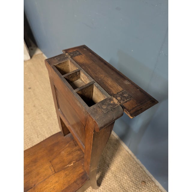 19th Century Cherry Commode Chair For Sale - Image 4 of 5