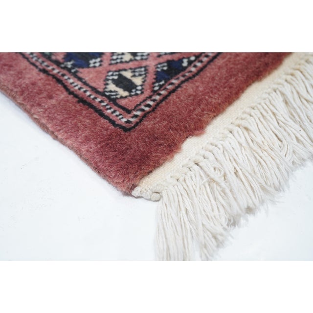 Terra Cotta Bokhara Rug 3'0'' X 6'0'' For Sale - Image 8 of 10