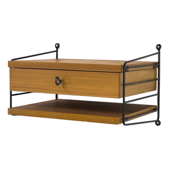 Vintage Wall Shelf by Kajsa & Nils Strinning for String, 1960s For Sale