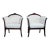 Pair of Swedish Grace Arm Chairs - Com Ready For Sale