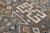Modern Tulu Style Wool Area Rug – Geometric Tribal Motif in Earthy Brown & Cream For Sale - Image 9 of 11