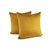 From F. Schumacher is Antique Linen Velvet II in the color Gold pillow cover. This pillow has a rough yet soft velvet...