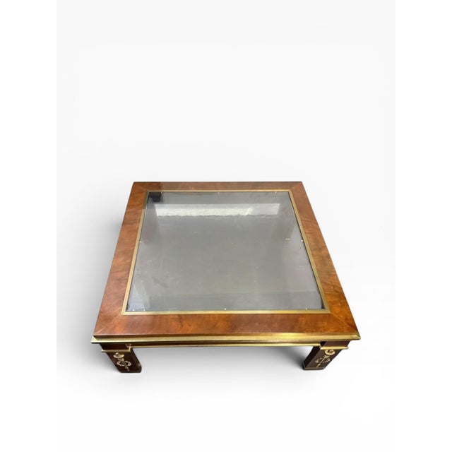 Baker Furniture Company 1990s Mastercraft Furniture Neoclassical Coffee Table For Sale - Image 4 of 11