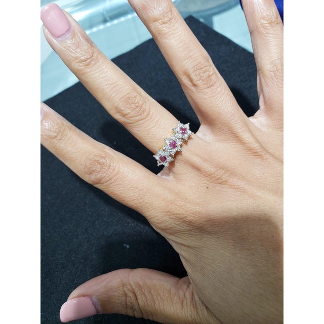 ♥ Product Summary ♥ Main Stone: Ruby & Diamonds Band Material: 14k Yellow Gold