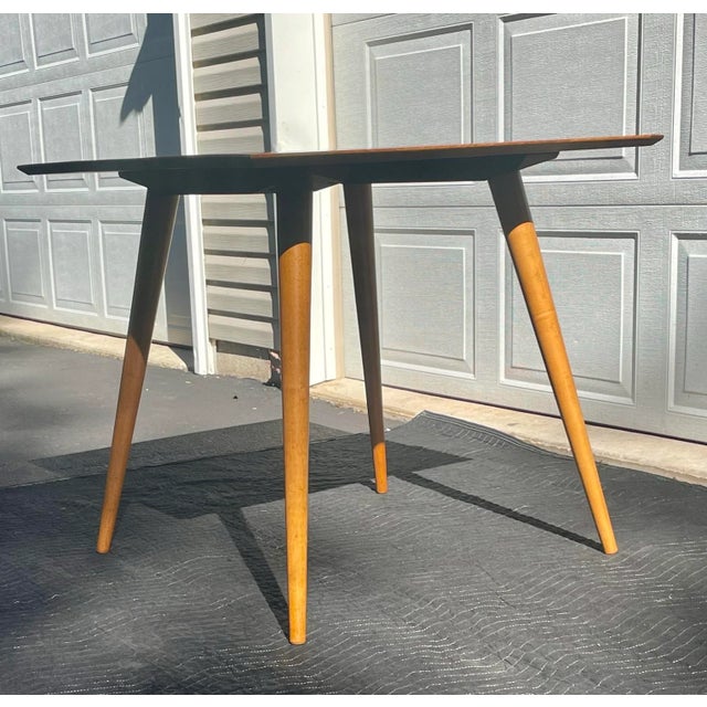 Offered is a diminutive dining/card table from Paul McCobb’s Planner Group. At 32” square it is the perfect size for a...