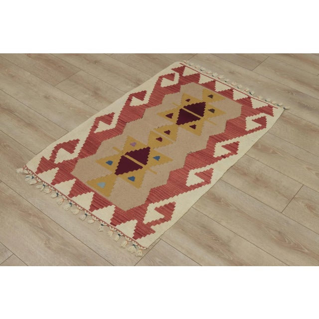 1960s Traditional Wool Oushak Kilim Rug For Sale In Sacramento - Image 6 of 13