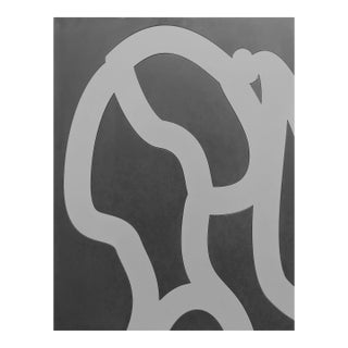 Julian Opie, Student, From Stone Heads (Hand Signed Slate Wall Sculpture), 2018 For Sale