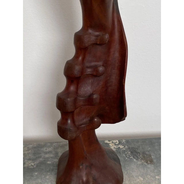 Wood Surrealist Carving, American Circa 1920's For Sale - Image 7 of 9