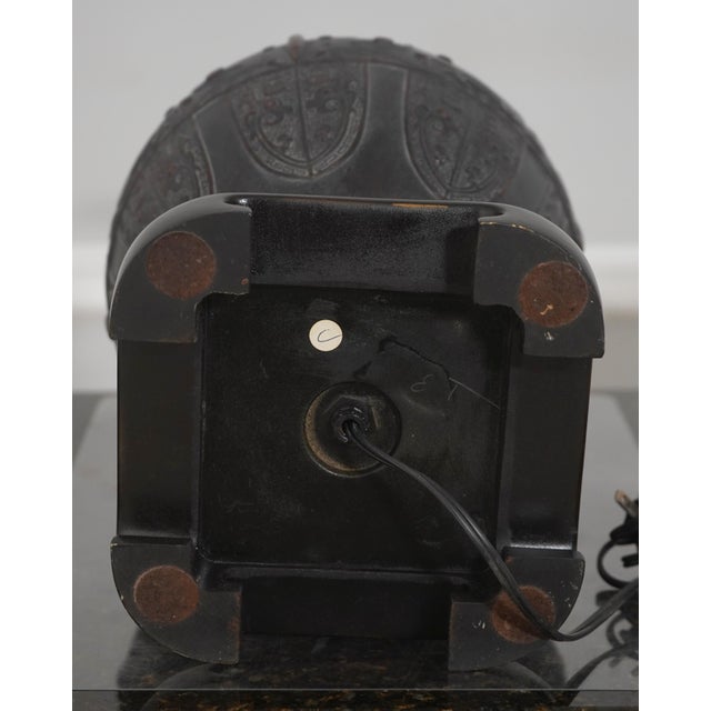 1990s Wildwood Chinese Design Bronze Urn Table Lamp For Sale - Image 12 of 12