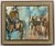 Fabulous expressionist painting depicting Napoleon and his cavalierly. Oil on masonite board painted on rough side...