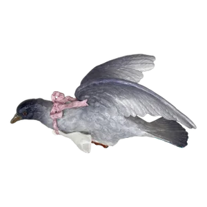 19th Century French Majolica Pigeon Wall Pocket