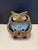 This sculptural ceramic owl candle holder showcases the organic beauty of mid-century studio pottery. Finished in a...