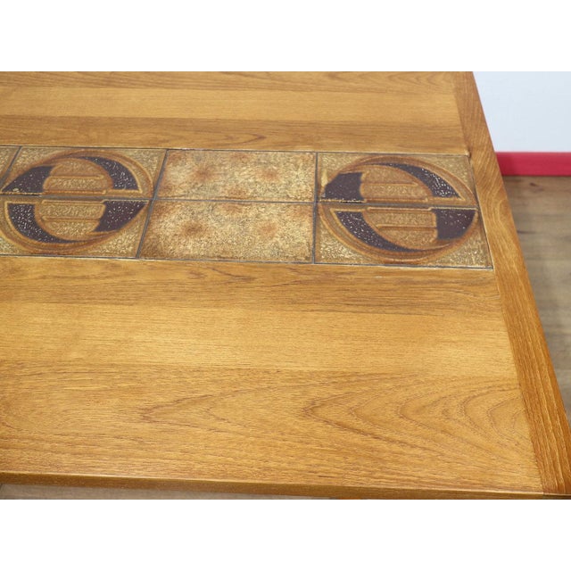 Mid Century Modern Vintage Teak and Danish Extending Dining Table by Ansager For Sale - Image 12 of 15