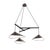 Emily Group of Three Pendant Light in Dark Bronze Semi-Matte by Daniel Becker for Moss Objects For Sale - Image 4 of 4