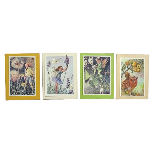 Illustration Set of 10 Cicely Mary Barker Flower Fairy Prints For Sale - Image 3 of 4