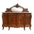 Antique French Marble Top Sideboard With Mirror Top For Sale