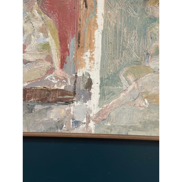 Berggren, Nude Figures, 1960s, Oil Painting on Canvas, Framed For Sale - Image 12 of 16