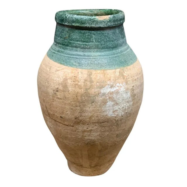 Vintage Turkish Terracotta Oil Jar For Sale - Image 4 of 6