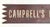 Circa 1940s/50s one sided wood Campbell's Cottages sign with sawtooth ends found in Maine. Sign has discolorations,...