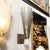 Modernist Hand-Blown Smoked Gray Murano Glass Conical Sconces With Orbital Drop For Sale In New York - Image 6 of 15