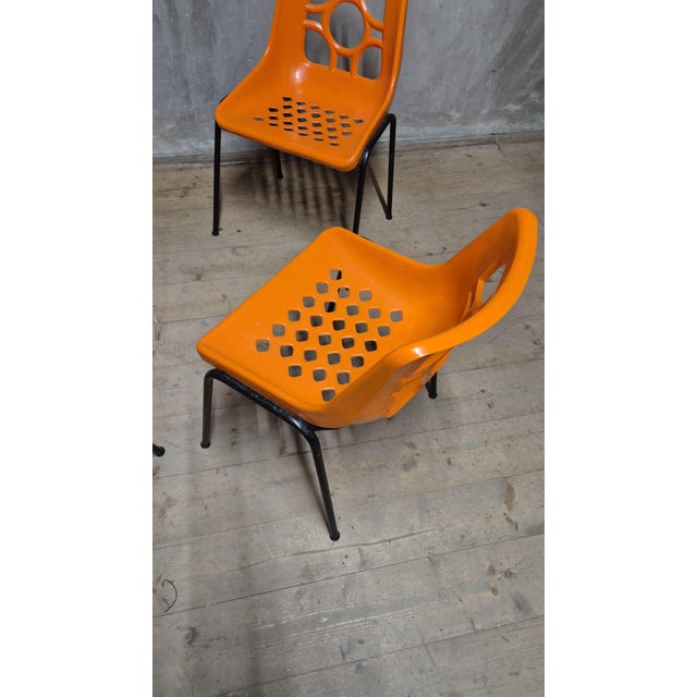 Vintage Space Age Garden Chairs, 1970s, Set of 4 For Sale - Image 11 of 12