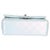 1950s Blue Iridescent Quilted Goatskin Rectangular Mini Flap For Sale - Image 5 of 9