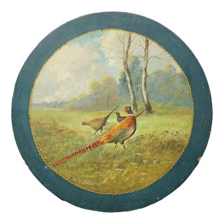 Antique Honor Target With Three Pheasants, Germany Ca. 1930s For Sale