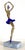 Ballerina Blue Bronze Sculpture by Aliev For Sale - Image 4 of 4