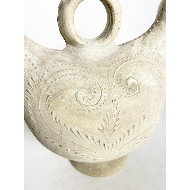 Gold White Hen-Shaped Pitcher, France, 1980 For Sale - Image 8 of 12