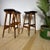 Set of Three Vintage Teak Bar Stools by Johannes Andersen – Danish Design from the 1960s
