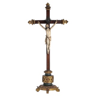 Indo-Portuguese Crucified Jesus Christ, 18th Century For Sale