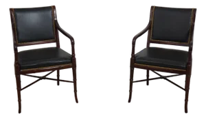 Pair of Hancock & Moore Leather Armchairs