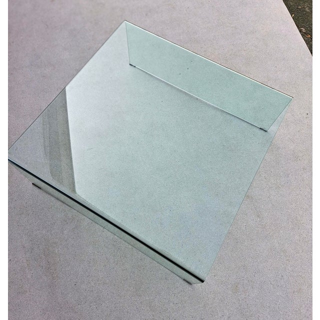 Curved Glass Coffee Table, 1980s For Sale - Image 4 of 6