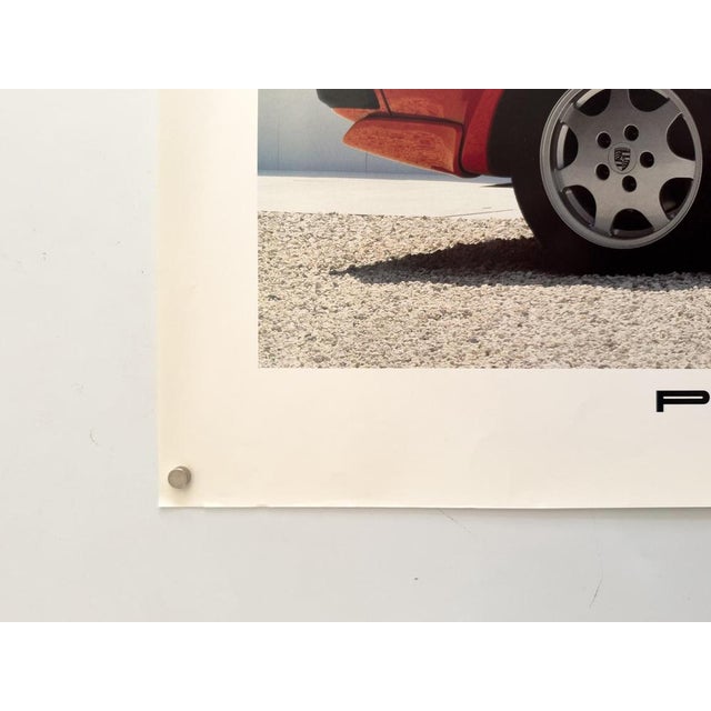Porsche 944 S2 Cabriolet Original Porsche Poster, 1989 For Sale - Image 6 of 10