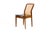 1960s 1960s Danish Modern / Mid Century Mahogany Dining Chair — Svend Madsen for Moreddi — Black Vinyl For Sale - Image 5 of 6