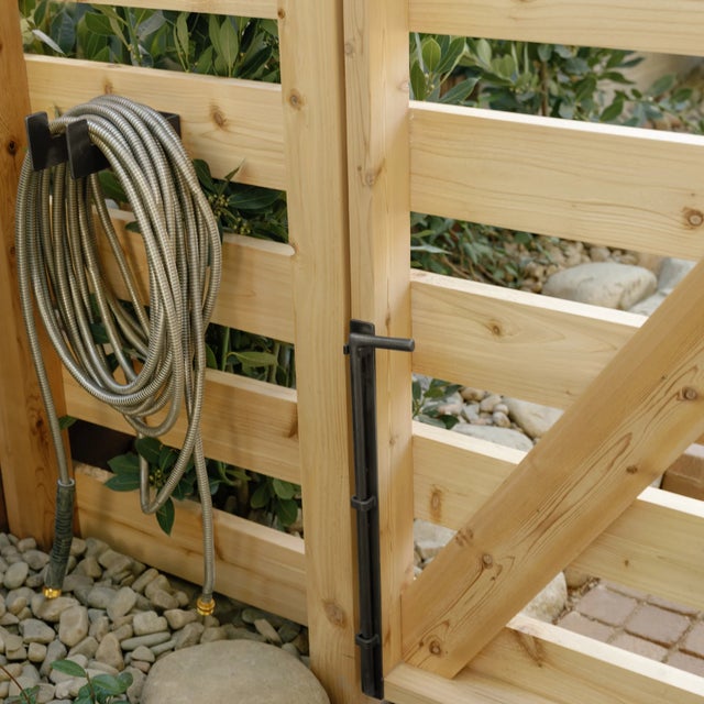 Industrial Large Utility Hook - Blackened Brass For Sale - Image 3 of 4