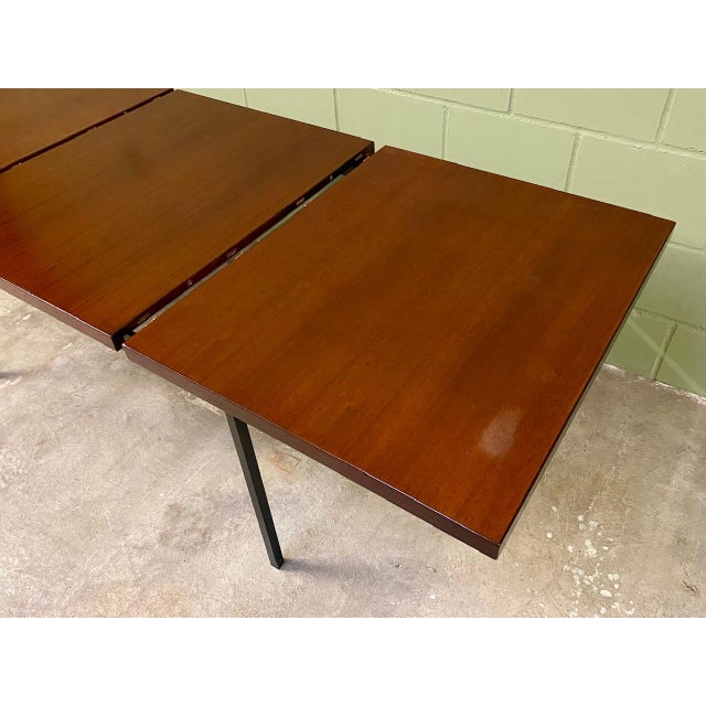 Mid-Century Modern Extendable Model 413SP Dining Table in Teak by Fred Ruf for Knoll International, 1960s For Sale - Image 12 of 15