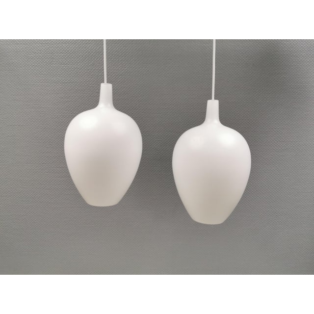 Fog & Mørup Two Pompei Pendant Lamps by Jo Hammerborg for Fog & Mørup, 1960s, Set of 2 For Sale - Image 4 of 14