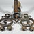 Antique Federal Style Brass and Iron Fireplace Set—Five Pieces For Sale In New York - Image 6 of 14