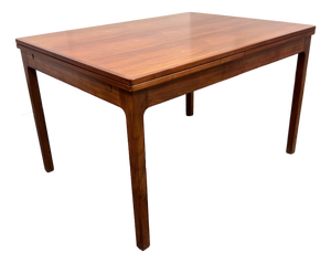 Danish Modern Wood Extension Dining Table, Vintage