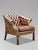Animal Skin Brown Leather Club Armchair, 1880s For Sale - Image 7 of 11