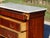 Antique Restoration Chest of Drawers in Mahogany Veneer with White Marble Top For Sale - Image 17 of 18