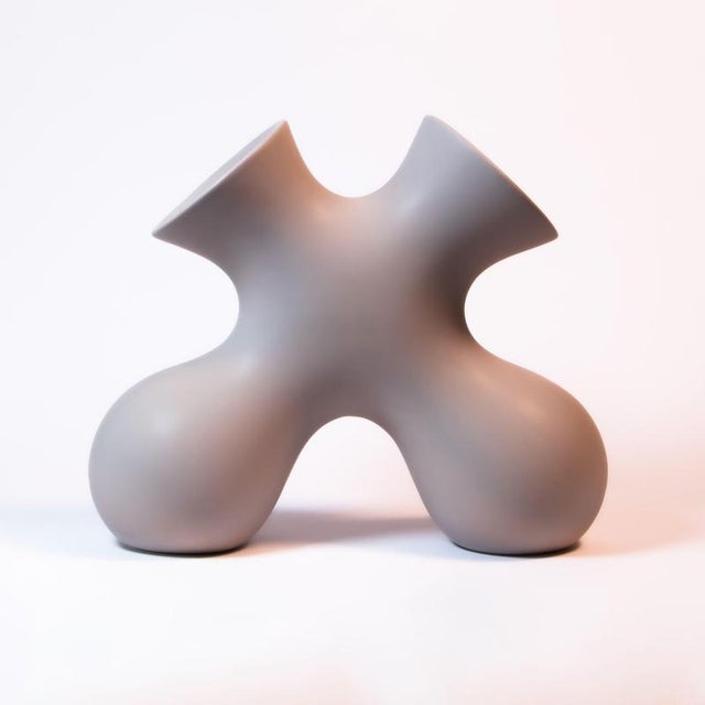 Tabono Vase in Ceramic by Soheila Mahmoodi For Sale - Image 16 of 18