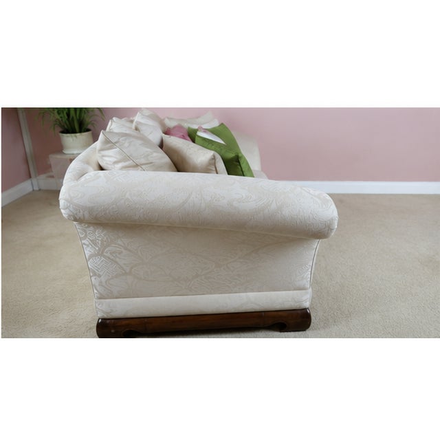 James Mont Chinoiserie Chow Leg Ming Style Sofa by Schnadig International Furniture For Sale - Image 4 of 8