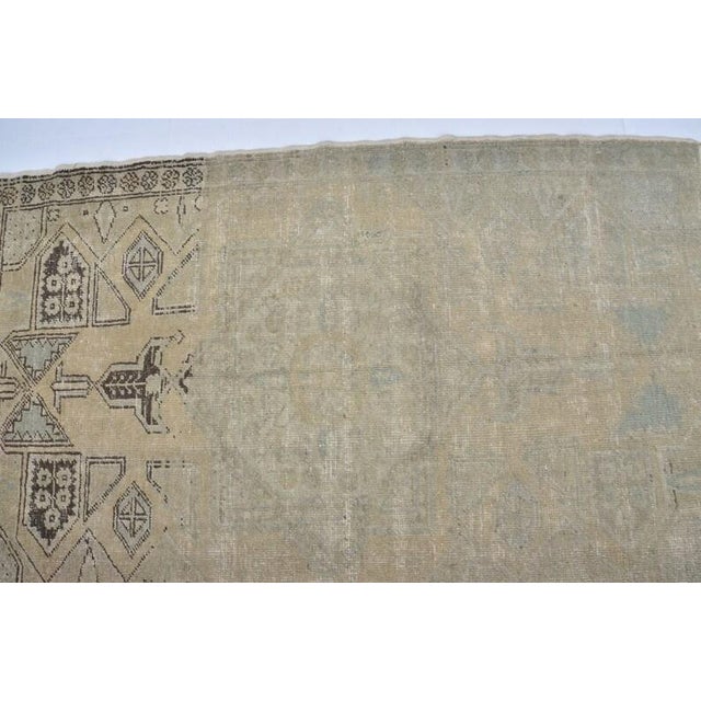 Tan Colour Handmade Turkish Rug For Sale In Phoenix - Image 6 of 10